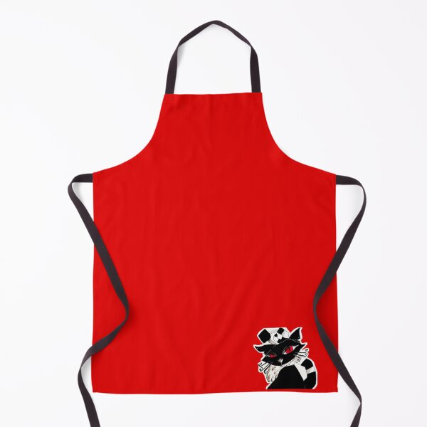 Item preview, Black cat with red eyes with a bunny paw on his mouth designed and sold by Pratyasa.