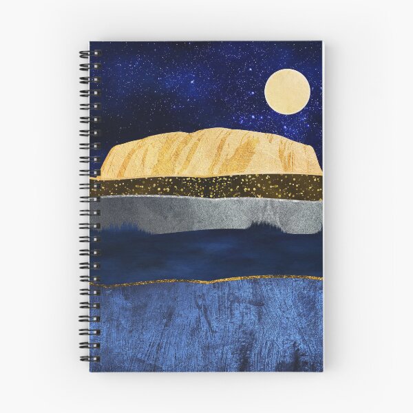 Item preview, Uluru - Ayers Rock - Abstract Desert Landscape at Night designed and sold by JackMoreh.