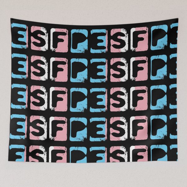 Item preview, ESFP Myers Briggs Type on a Transgender Pride Background designed and sold by TheMurphyGirl.
