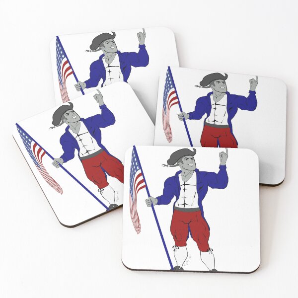 Item preview, Patriots Read (w/Flag) designed and sold by Hei-Yu-Fan-Art.