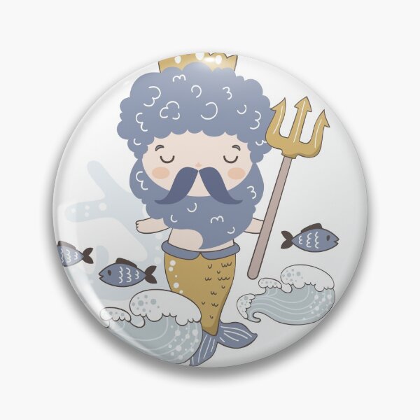 Item preview, King mermaid designed and sold by VerboShop.