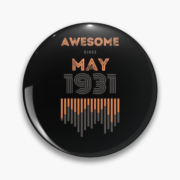 Item preview, Awesome Since May 1931, 90 years old, 90th Birthday Gift designed and sold by LifeSimpliCity.