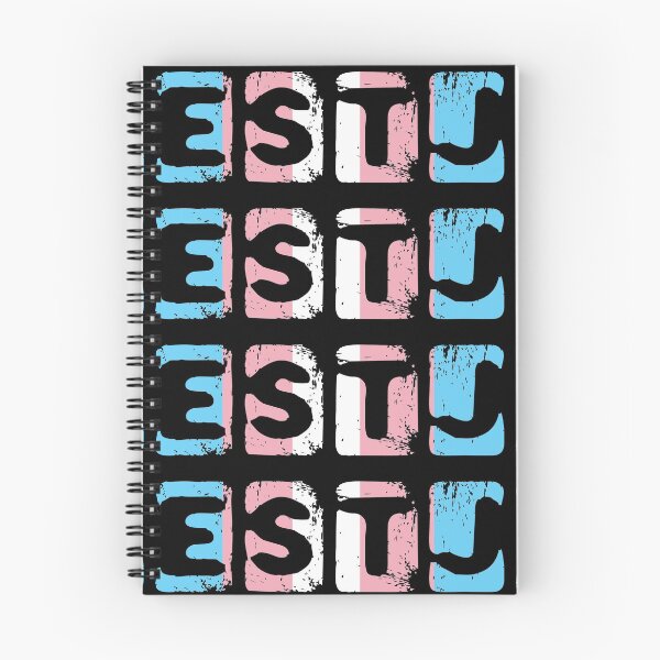 Item preview, ESTJ Personality Type Initials on Trans Pride Background designed and sold by TheMurphyGirl.