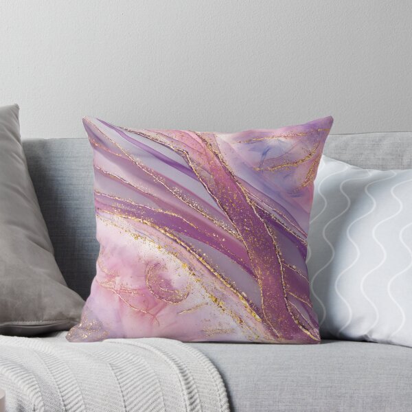 Item preview, Purple Mineral Ribbons Alcohol Ink Geology designed and sold by SparrowsEndArt.