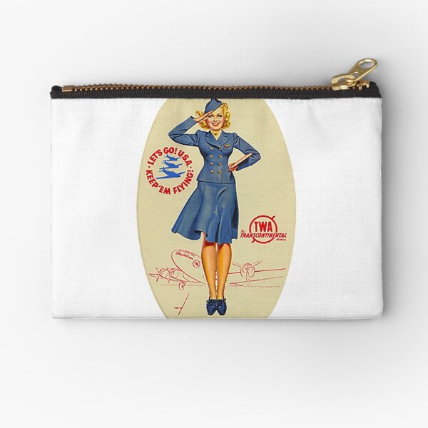 Item preview, Vintage TWA Luggage Label designed and sold by ebbandflo.