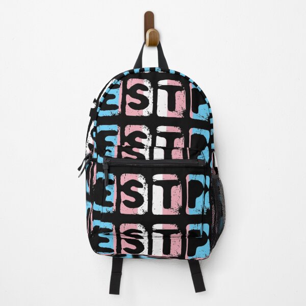 Item preview, ESTP Myers Briggs Type on Trans Pride Color Background designed and sold by TheMurphyGirl.
