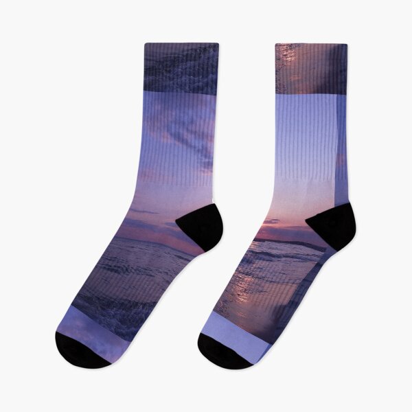 Item preview, Beautiful Purple Ocean Beach Sunset designed and sold by newburyboutique.