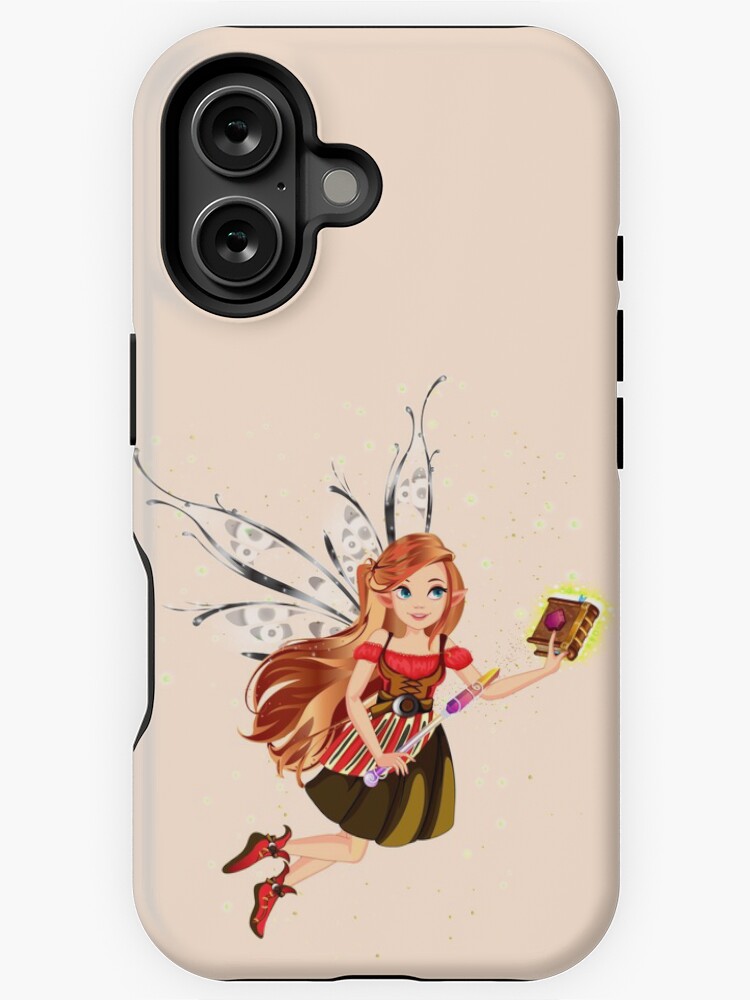 Thumbnail 1 of 4, iPhone Case, Felicia The Magical Fairy Book Club Fairy Creating A New Book™ designed and sold by TeelieTurner.