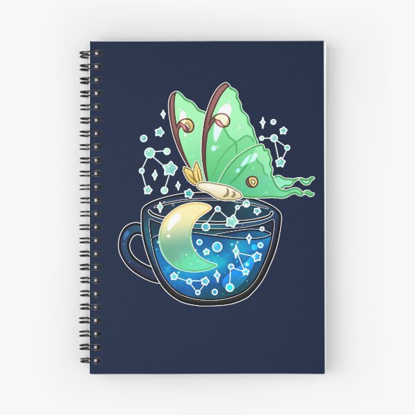 Item preview, Celestial Luna Moth Teacup designed and sold by heysoleilart.