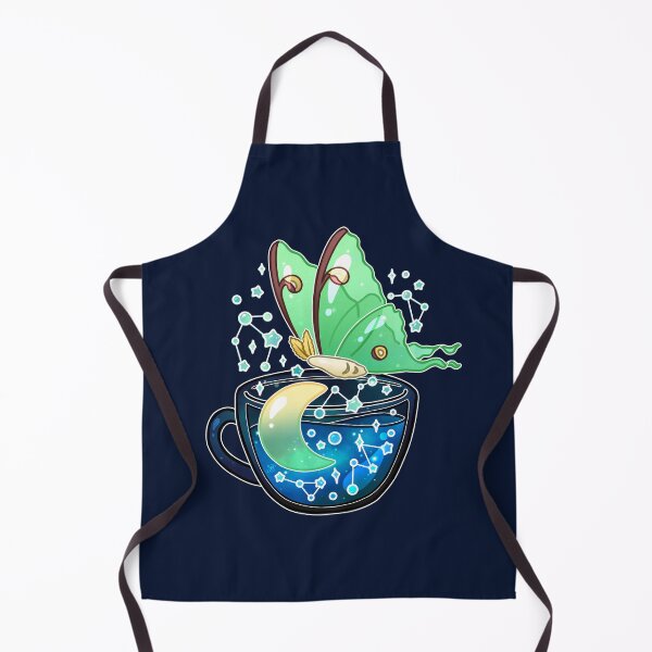 Item preview, Celestial Luna Moth Teacup designed and sold by heysoleilart.
