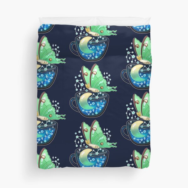 Item preview, Celestial Luna Moth Teacup designed and sold by heysoleilart.