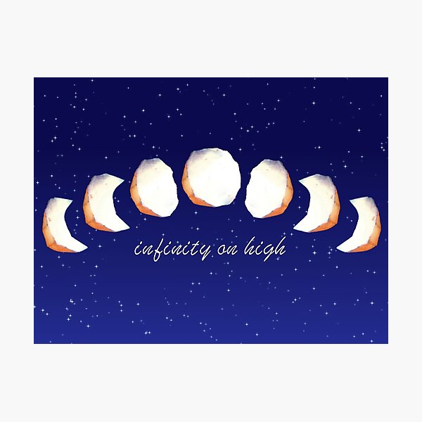 Infinity Moon Phases Photographic Print