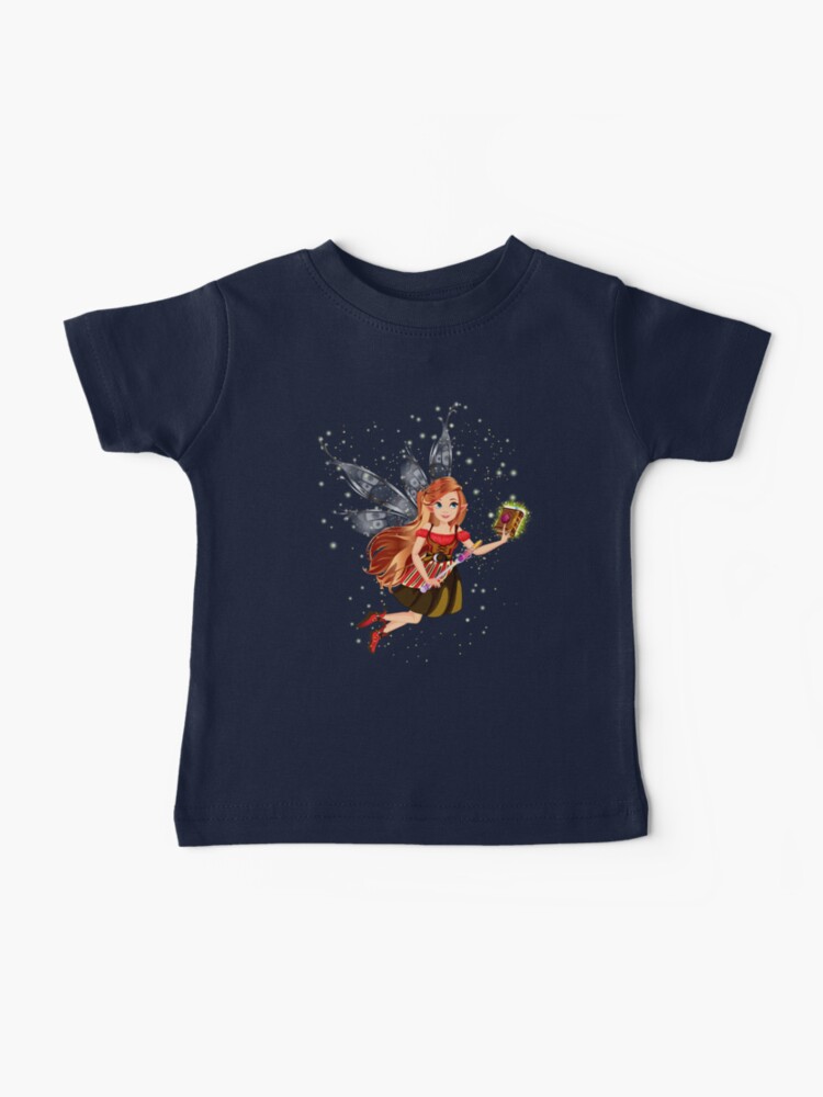 Thumbnail 1 of 2, Baby T-Shirt, Felicia The Magical Fairy Book Club Fairy Creating A New Book™ designed and sold by TeelieTurner.