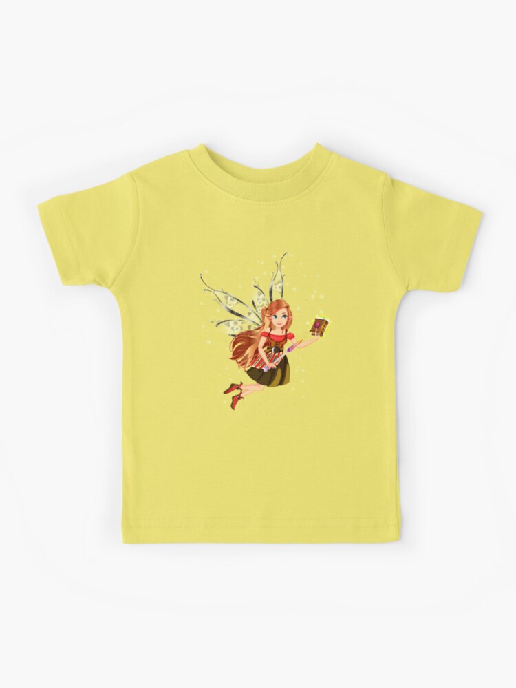 Thumbnail 1 of 2, Kids T-Shirt, Felicia The Magical Fairy Book Club Fairy Creating A New Book™ designed and sold by TeelieTurner.