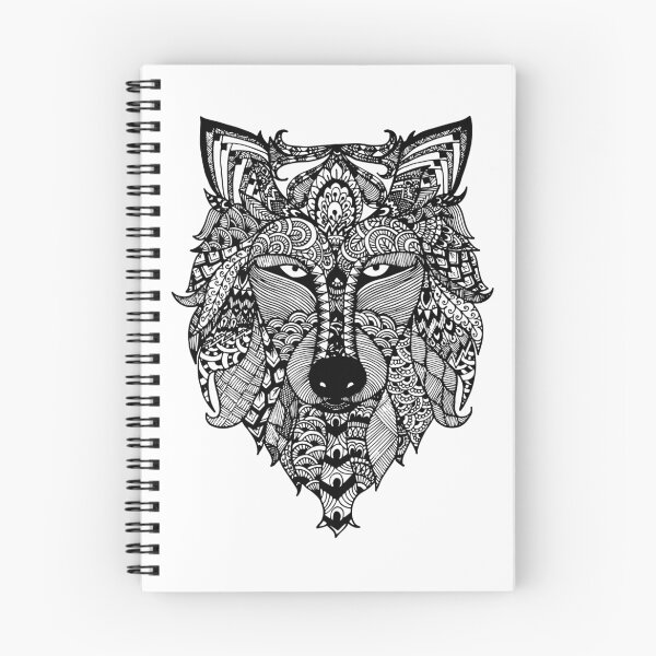 Item preview, Zentangle Wolf designed and sold by Shweta Designs (PaperSky).