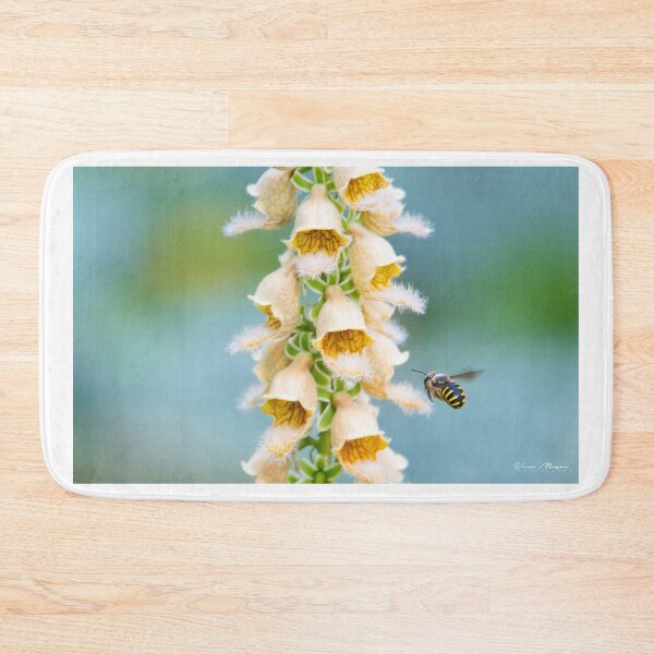 Item preview, Flower and a bee! designed and sold by vasu.
