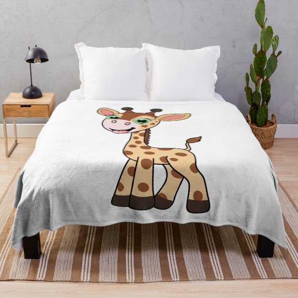 Item preview, Funny Cute Giraffe Cartoon designed and sold by AnimalsCartoon.
