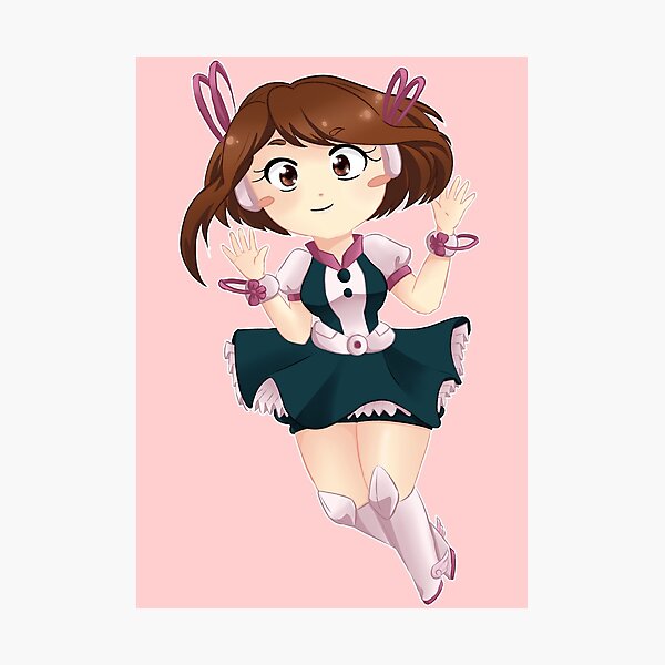 Kawaii Ochako Uraraka, Boku no Hero, Uravity Photographic Print