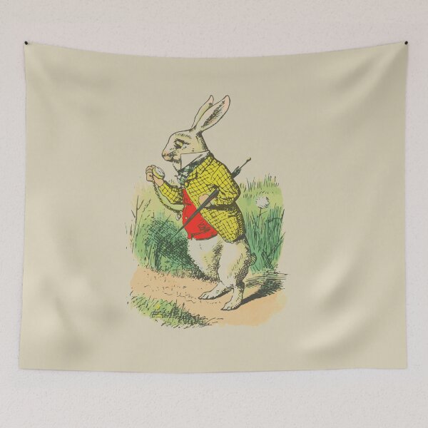 Item preview, White Rabbit Watch Vintage Illustration designed and sold by GraffitiSoup.