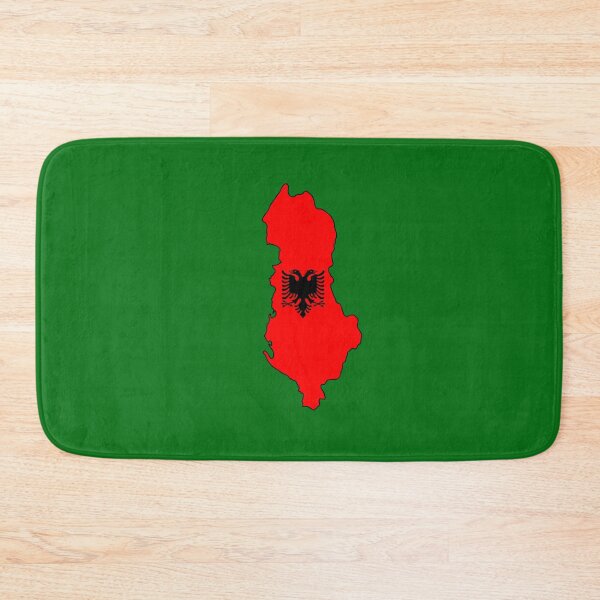 Item preview, Albania Map and Flag designed and sold by Laffinch.