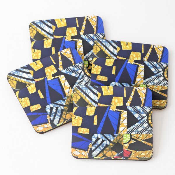 Item preview, African Fabric Collage Art Patterns [#17] designed and sold by AfriStyleUK.