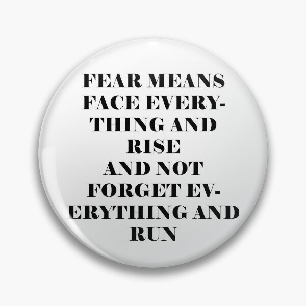 Item preview, Face Everything And Rise Gift FEAR designed and sold by elwizkhalifa.