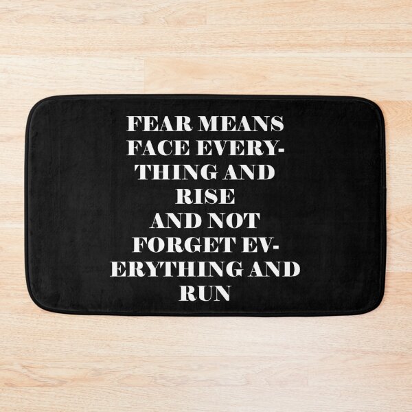 Item preview, Face Everything And Rise Gift FEAR designed and sold by elwizkhalifa.