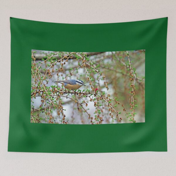 Item preview, Nuthatch In The Tamarack designed and sold by Deb Oppermann.