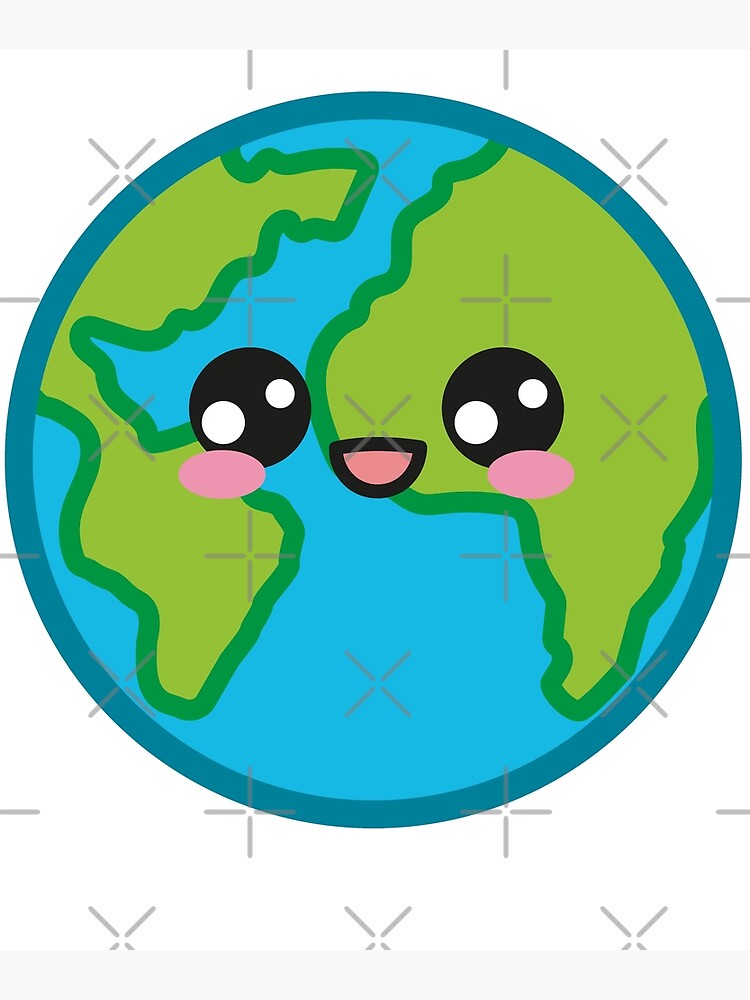 Cartoon Earth Drawing - How To Draw A Cartoon Earth Step By Step