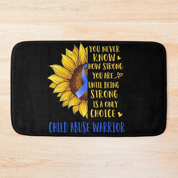 Item preview, Sunflower You Never Know How Strong You Are Child Abuse Warrior designed and sold by rechardtee.