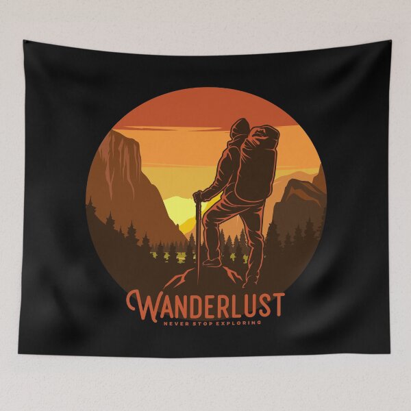 Item preview, Wanderlust Explorer designed and sold by Vector Scout Lab.