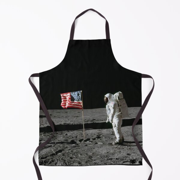 Item preview, Buzz Aldrin On The Moon Beside The United States Flag designed and sold by VintageMode.