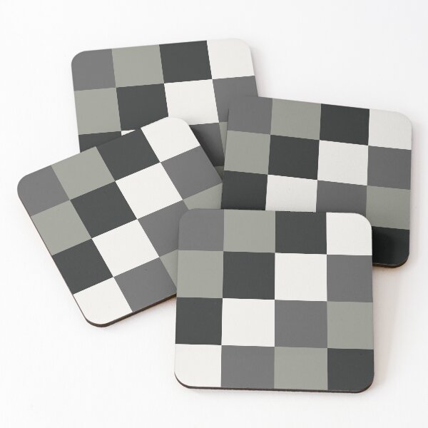 Item preview, Classic Black, White and Grey Checkered Pattern designed and sold by NavyOx.