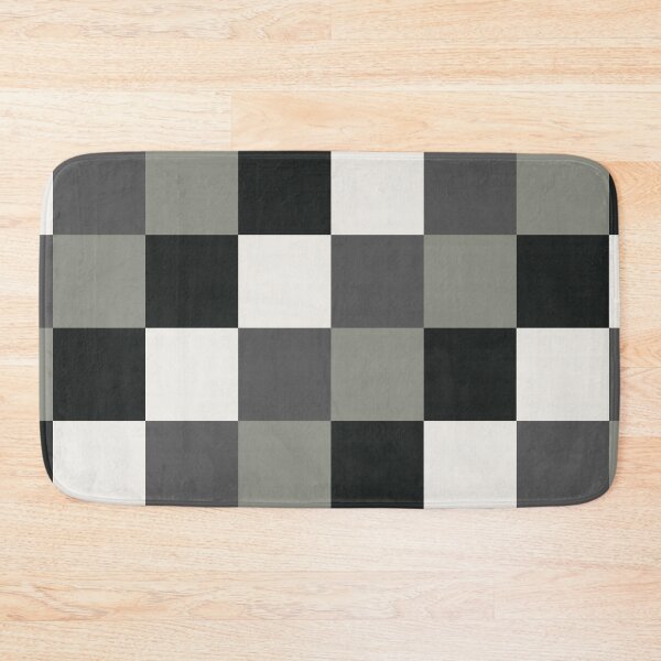 Item preview, Classic Black, White and Grey Checkered Pattern designed and sold by NavyOx.