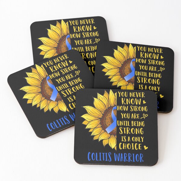Item preview, Sunflower You Never Know How Strong You Are Colitis Warrior designed and sold by rechardtee.