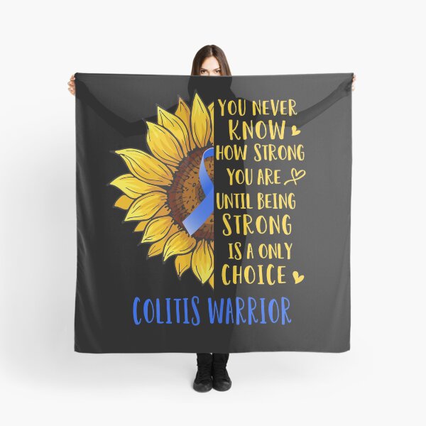 Item preview, Sunflower You Never Know How Strong You Are Colitis Warrior designed and sold by rechardtee.