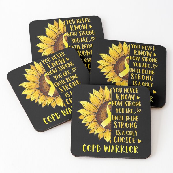 Item preview, Sunflower You Never Know How Strong You Are COPD Warrior designed and sold by rechardtee.