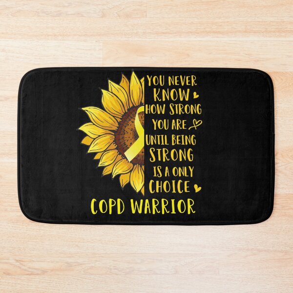 Item preview, Sunflower You Never Know How Strong You Are COPD Warrior designed and sold by rechardtee.