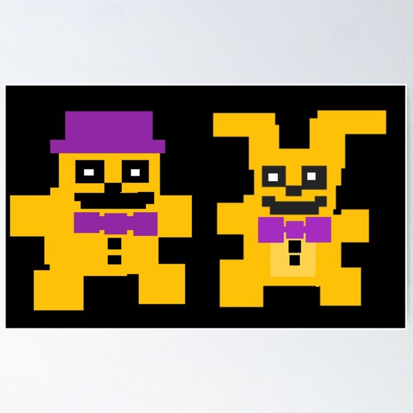 fredbear and springbonnie Poster for Sale by kainoa-dodd