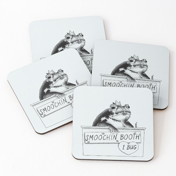 Item preview, Smoochin Frog Black & White designed and sold by Cassie McKnight.