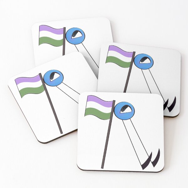 Item preview, Gin Won Flag (Genderqueer) designed and sold by k14tt0n.