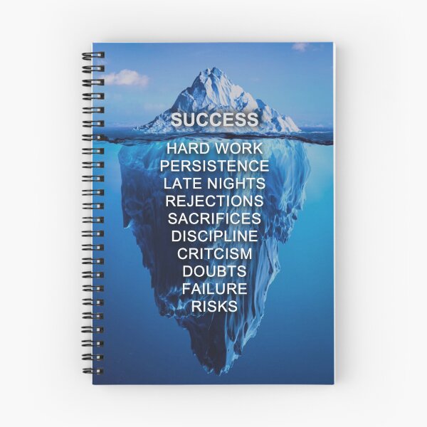 Item preview, 'Success Ice Berg' Life & Entrepreneurship Motivation designed and sold by ZoomOutlet.