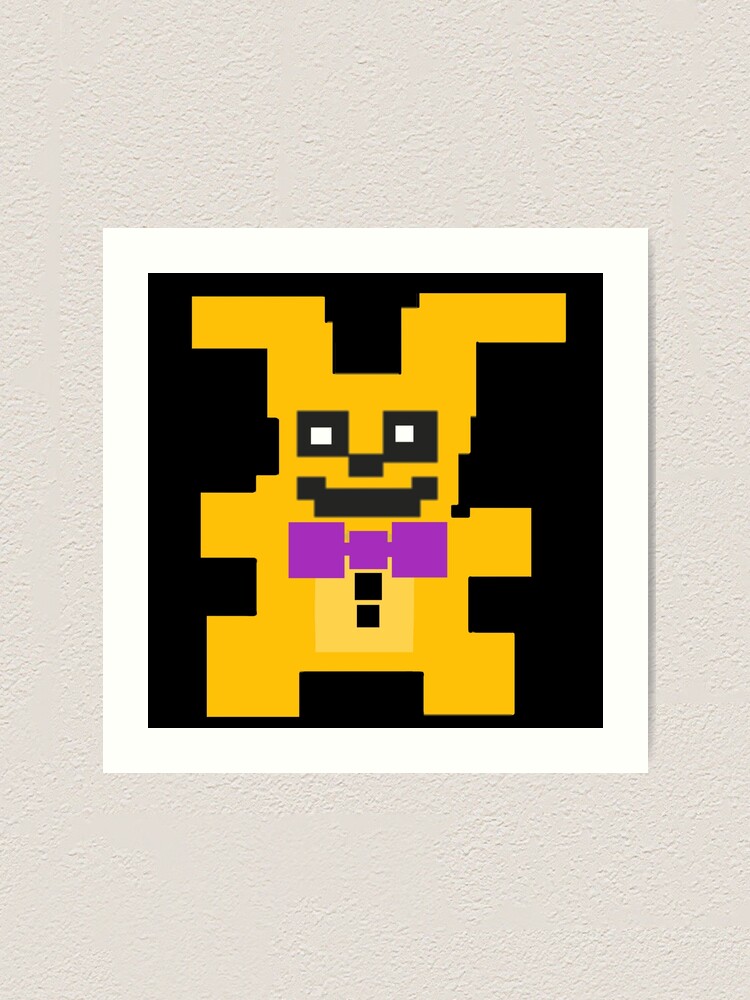 fredbear and springbonnie Art Board Print for Sale by crocoshop