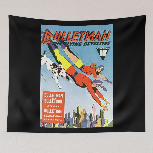 Item preview, Bulletman Comic Cover | Vintage comic designed and sold by Petra Becker.