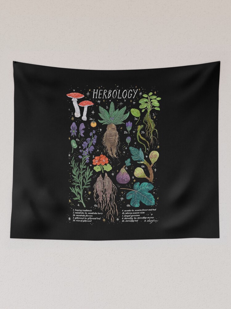 "Herbology Plants, Farm and Animal Herbology" Tapestry for Sale by