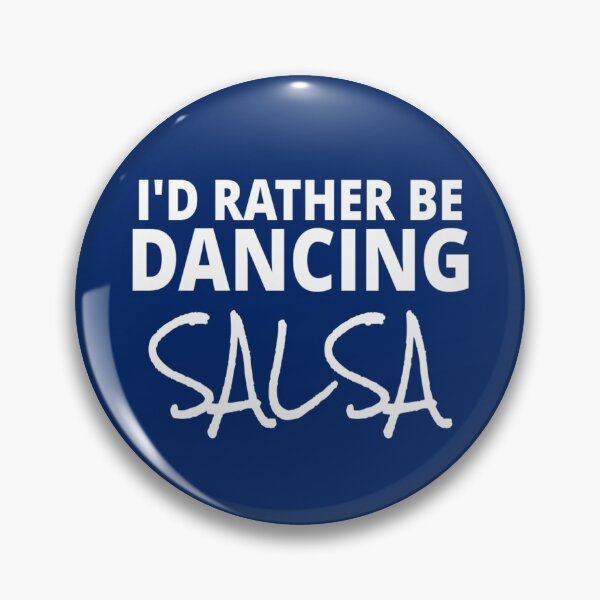 Item preview, I'd Rather Be Dancing Salsa Latin Dance Salsero T Shirt Merch designed and sold by PRINTS2HOT.
