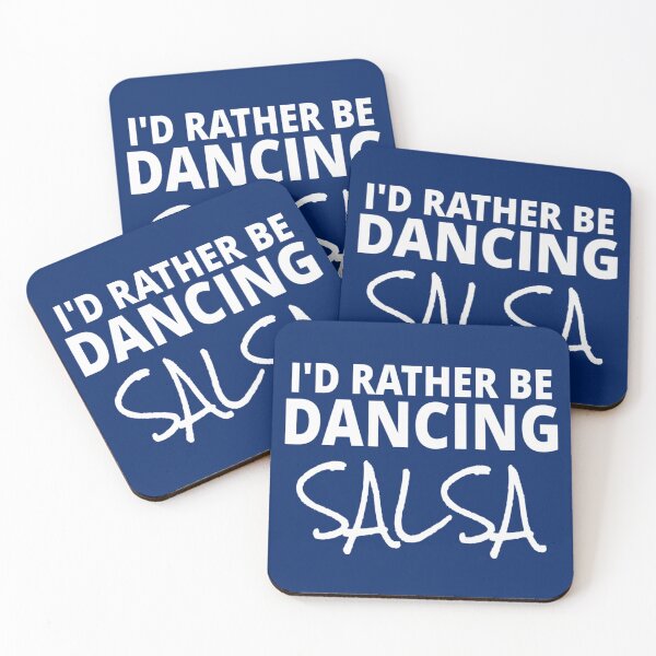 Item preview, I'd Rather Be Dancing Salsa Latin Dance Salsero T Shirt Merch designed and sold by PRINTS2HOT.