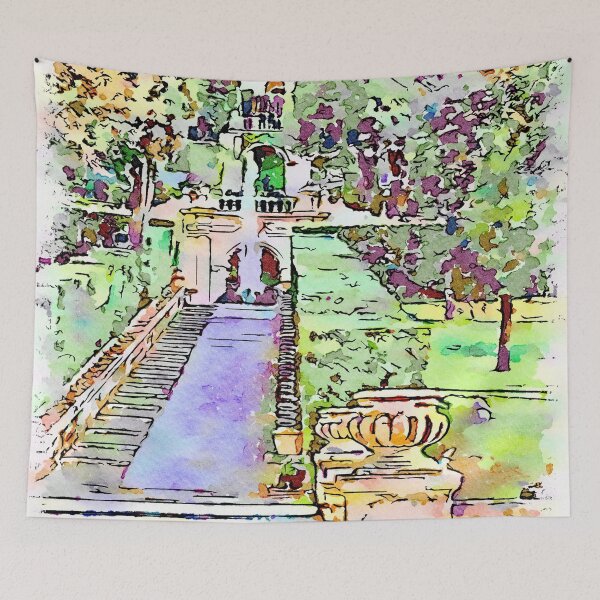 Item preview, Tivoli: driveway in the garden of Villa d'Este designed and sold by Giuseppe Cocco.