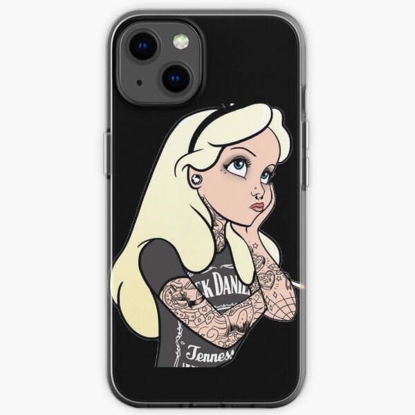 Alice punk in wonderland iPhone Soft Case
