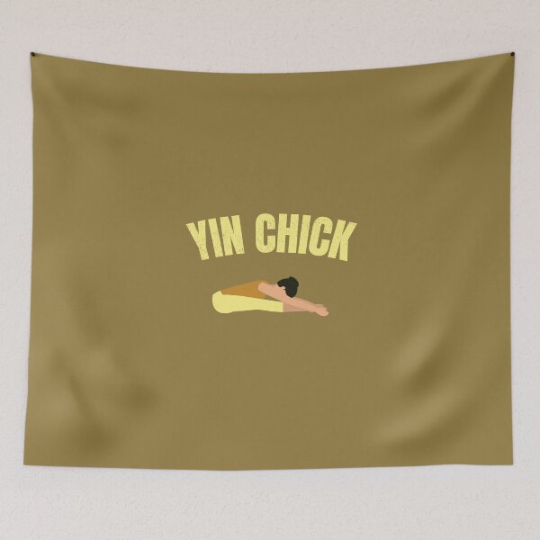 Item preview, Yin yoga design (yin yoga chick). designed and sold by NobelFashion.